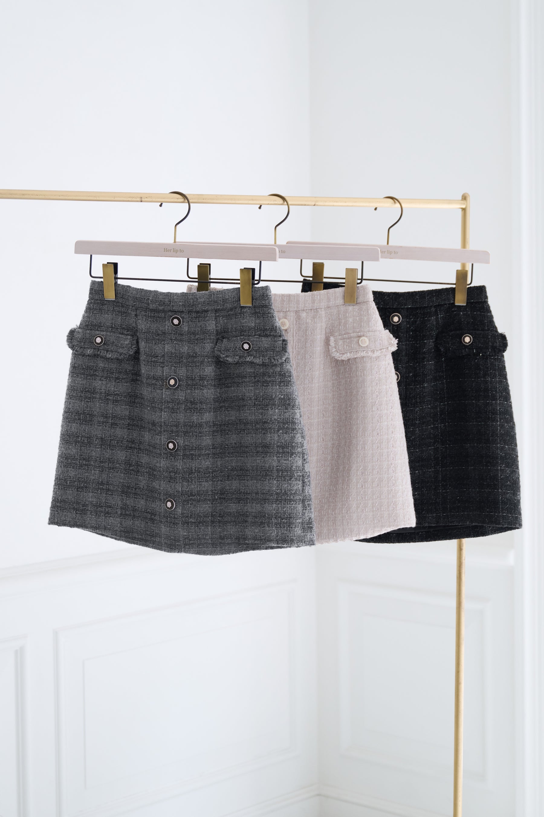 Charlotte Tweed Mini Skirt