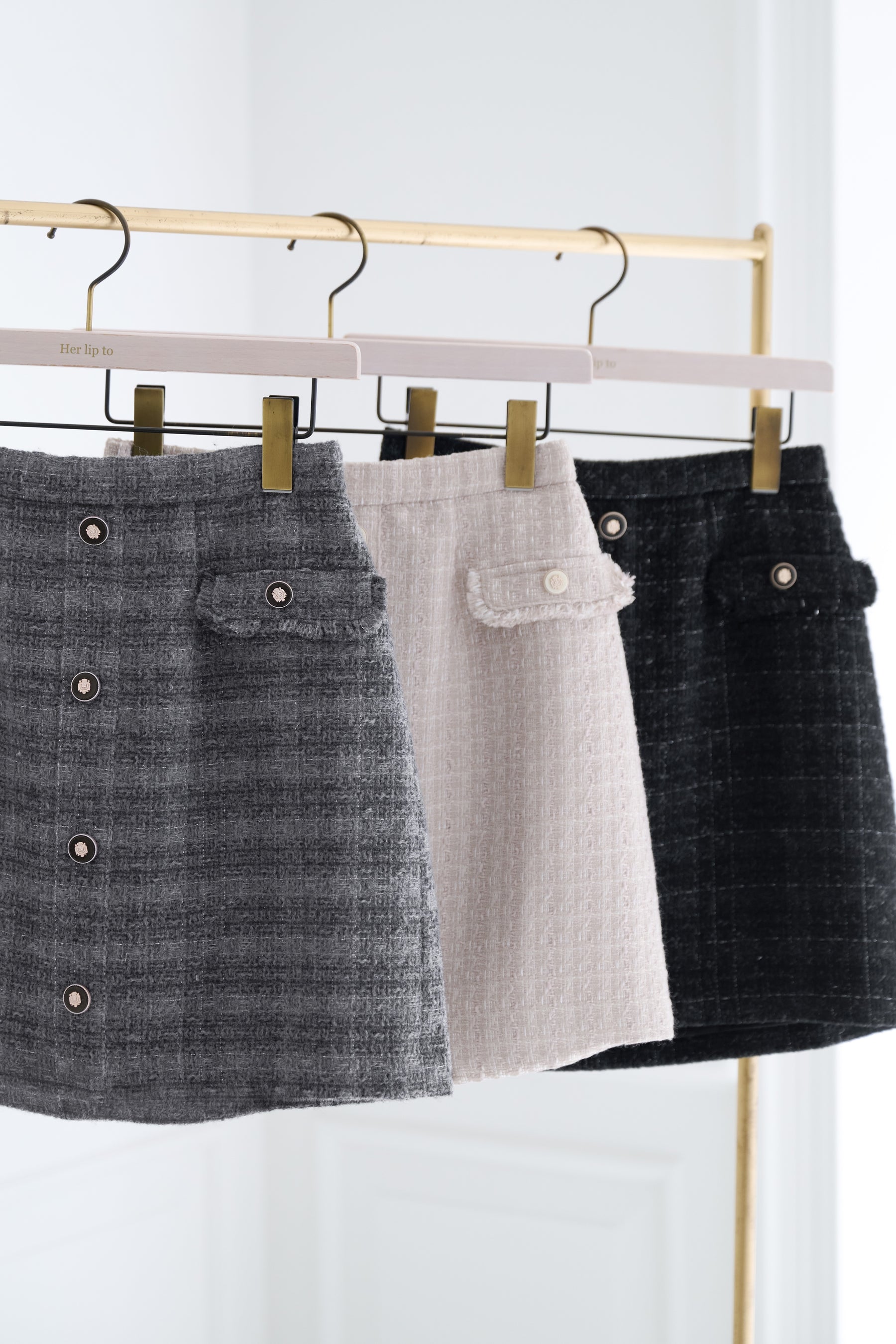 Charlotte Tweed Mini Skirt