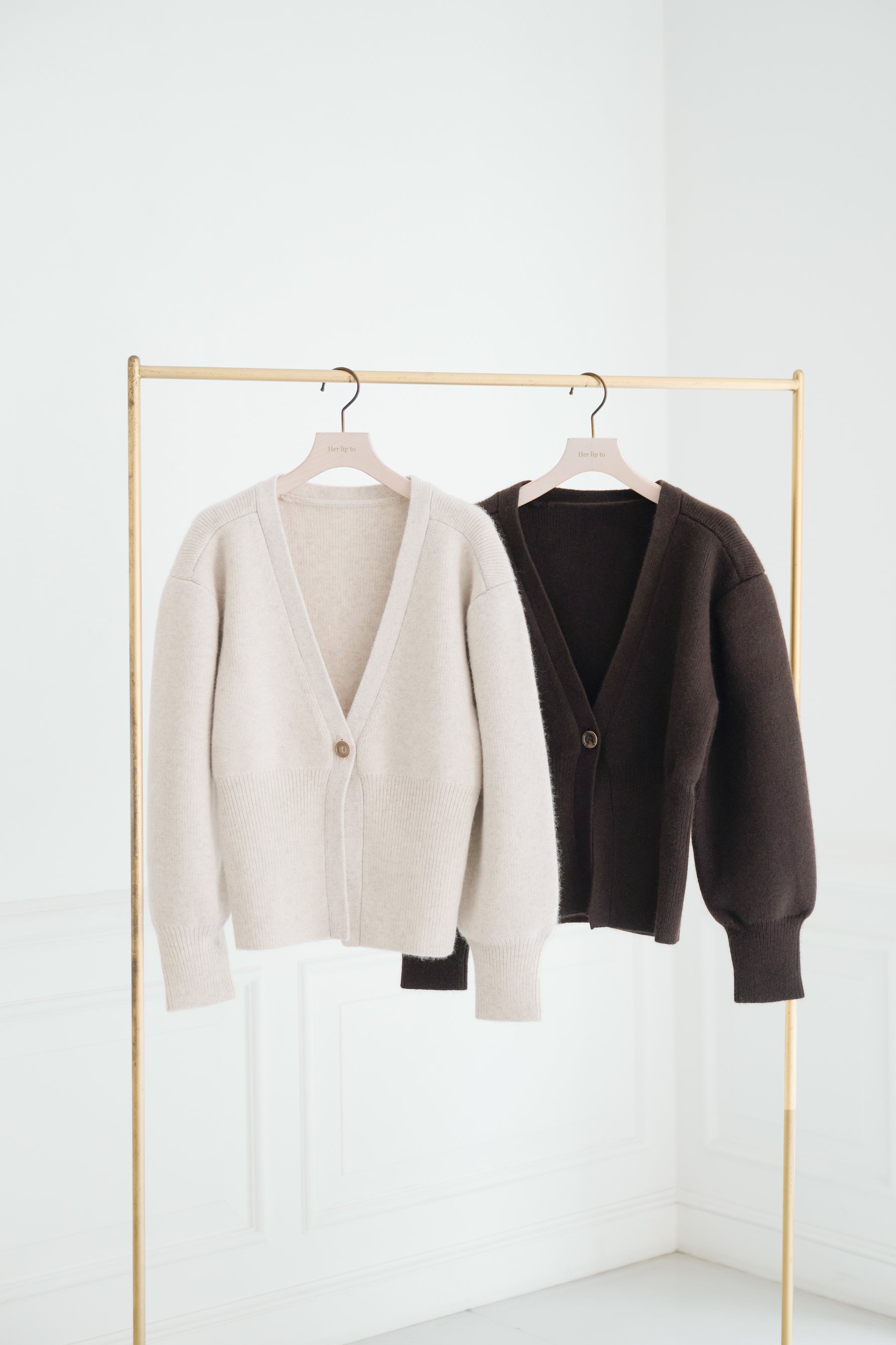 Lyra Gold Button Cardigan