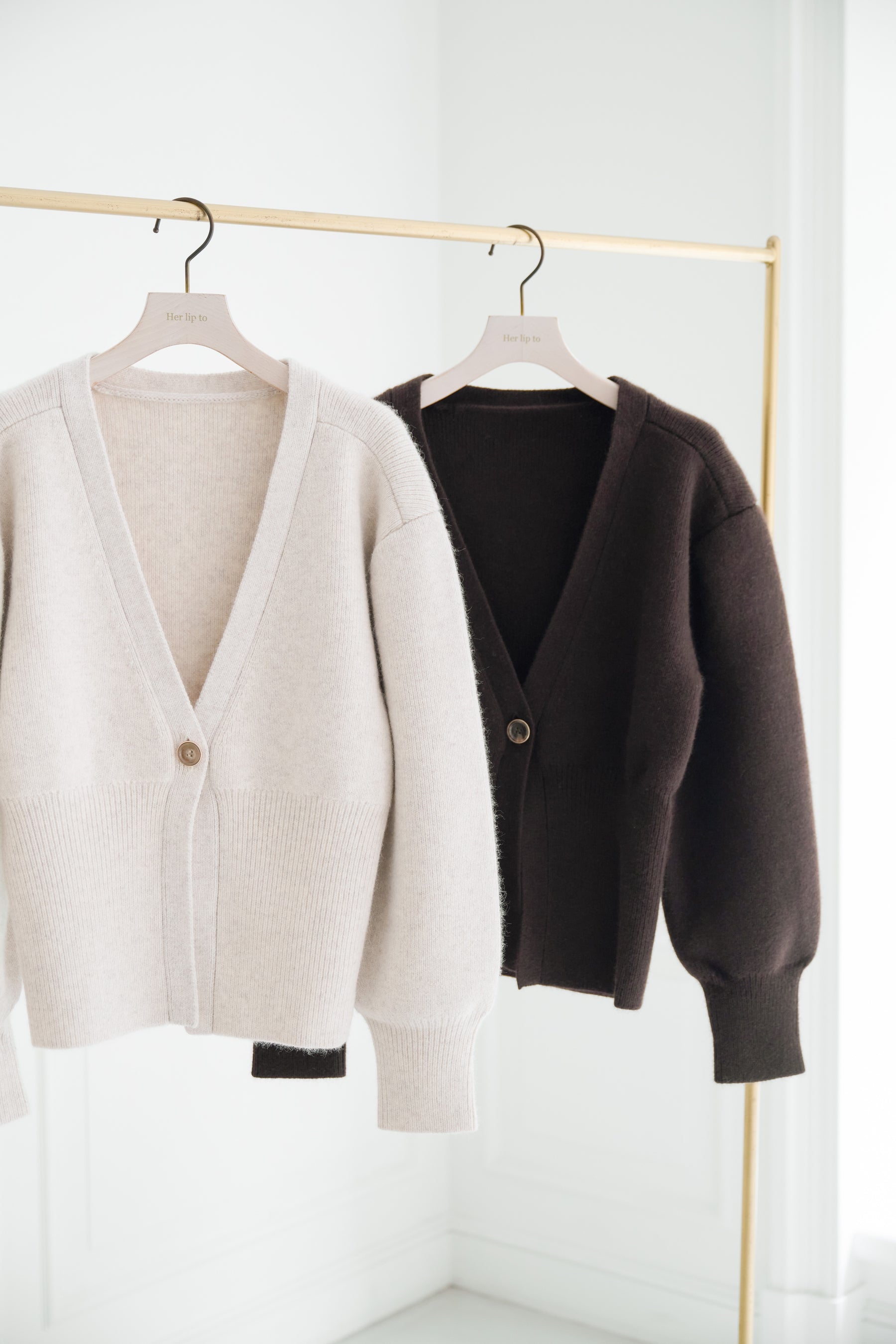 Lyra Gold Button Cardigan