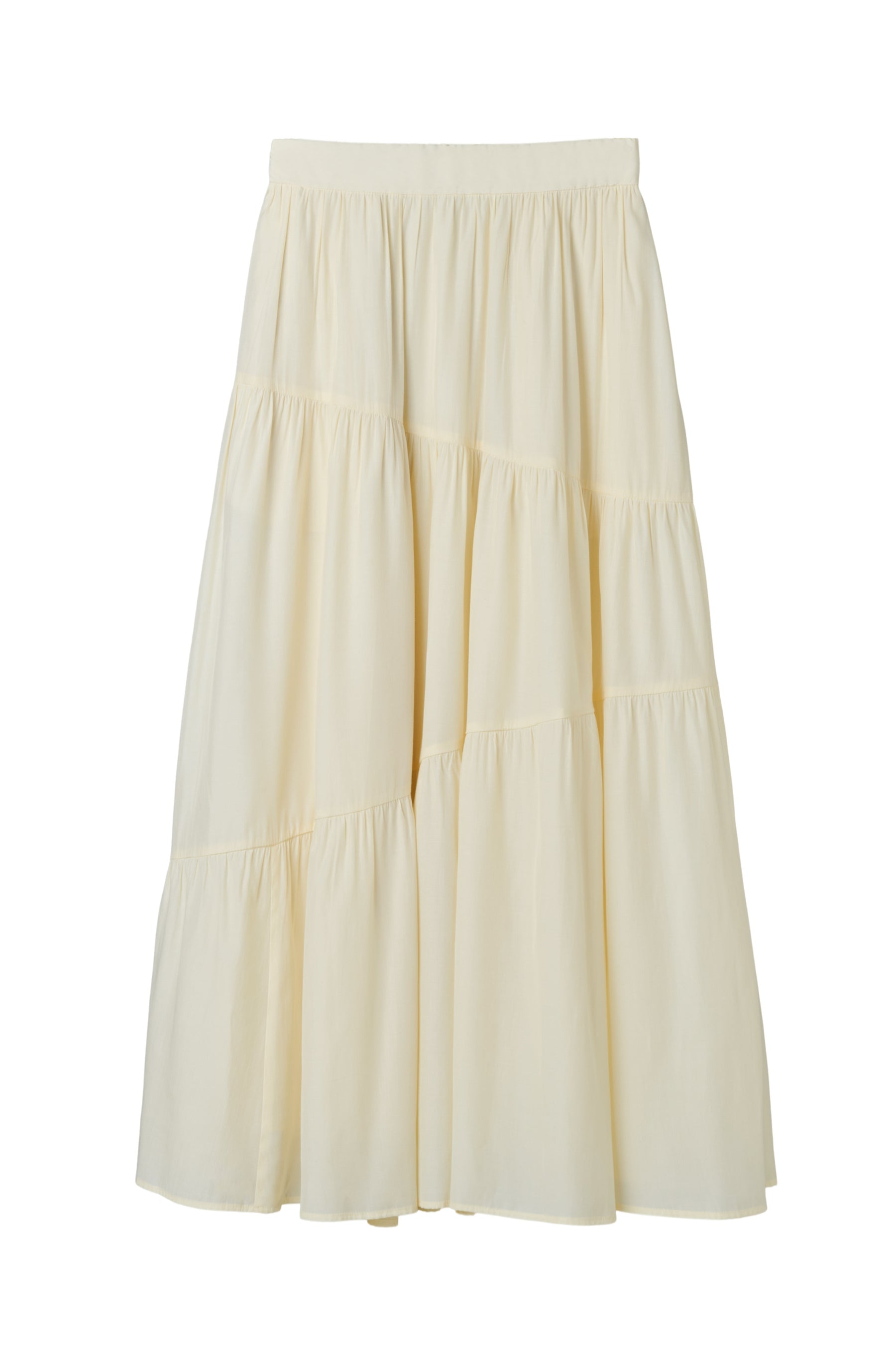 【新色】Asymmetry Tiered Skirt