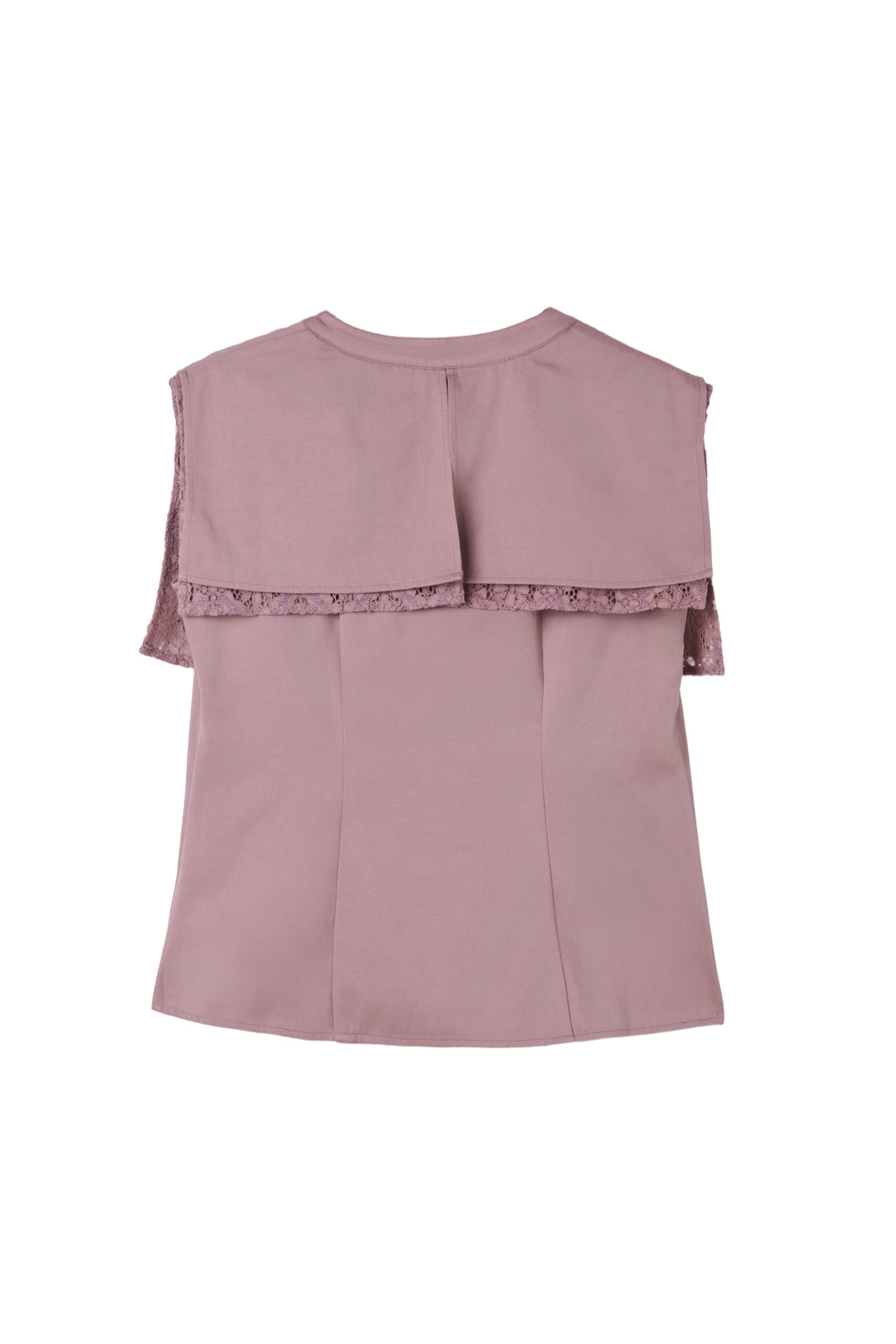 【9月中旬発送】Layered Lace Collar Blouse