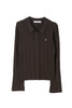 【9月中旬発送】Trois Rib Knit Polo Top
