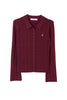 【9月中旬発送】Trois Rib Knit Polo Top