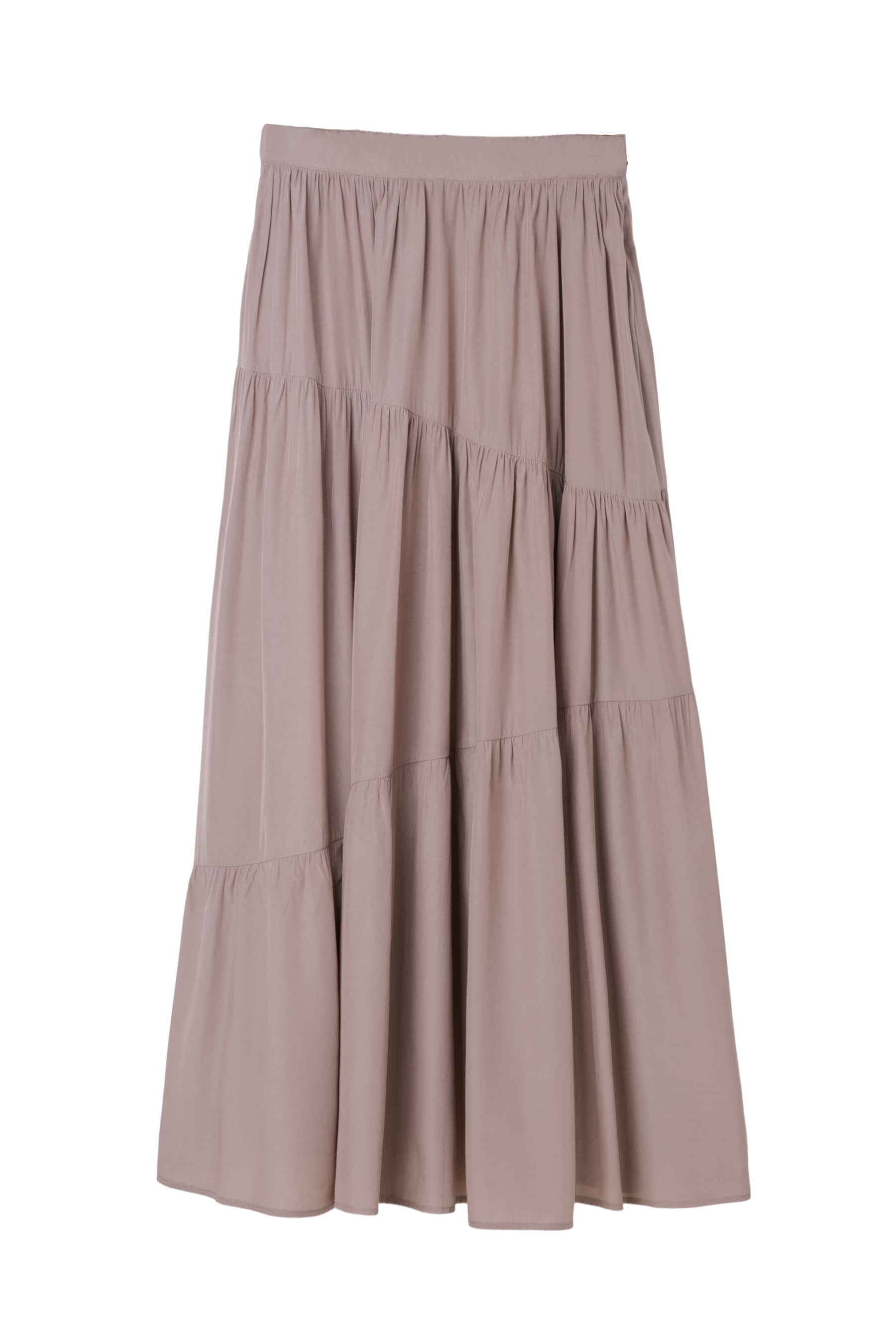 【新色】Asymmetry Tiered Skirt