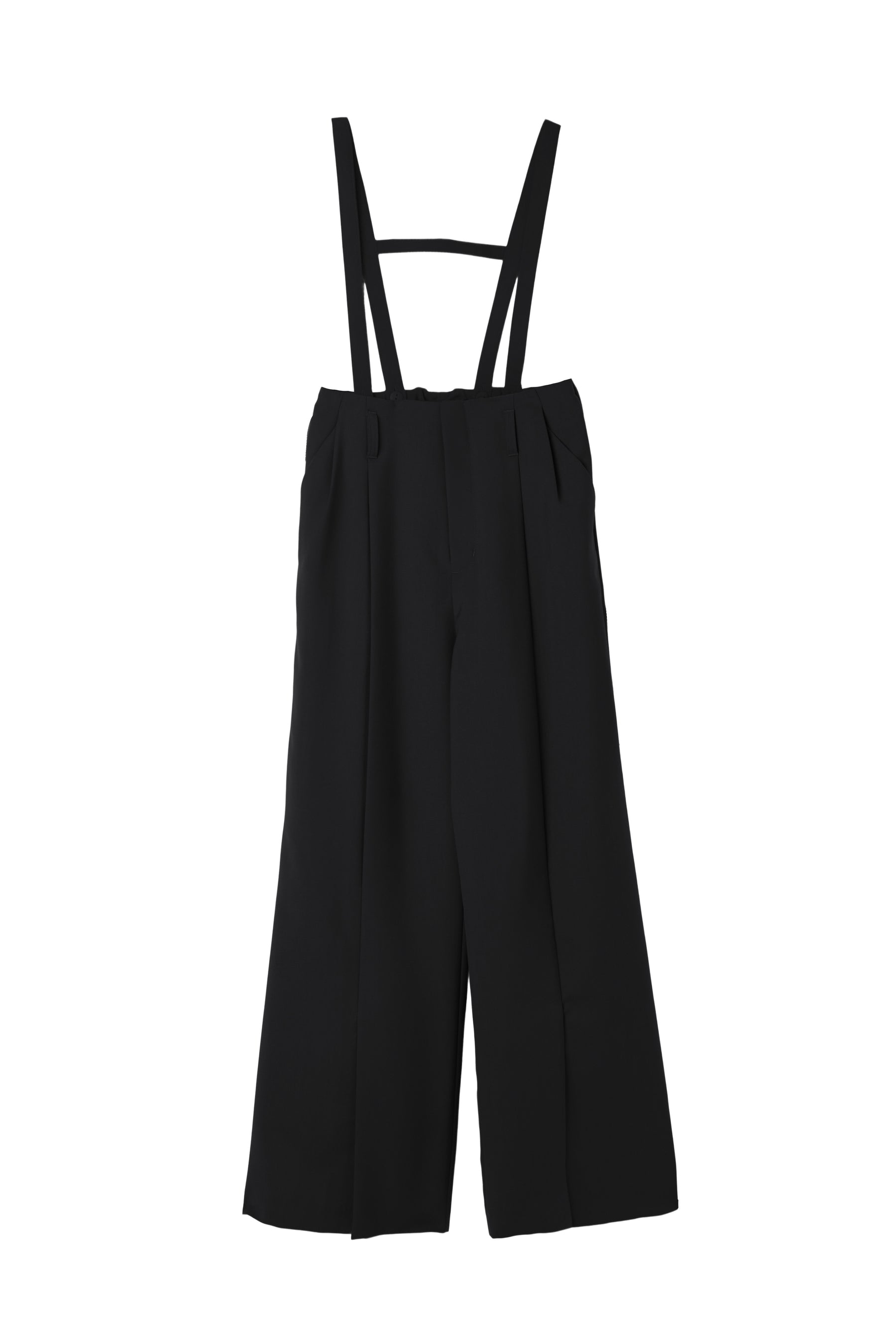 Front-Vent Suspender Pants