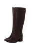 【9月下旬発送】Back Slit Long Boots