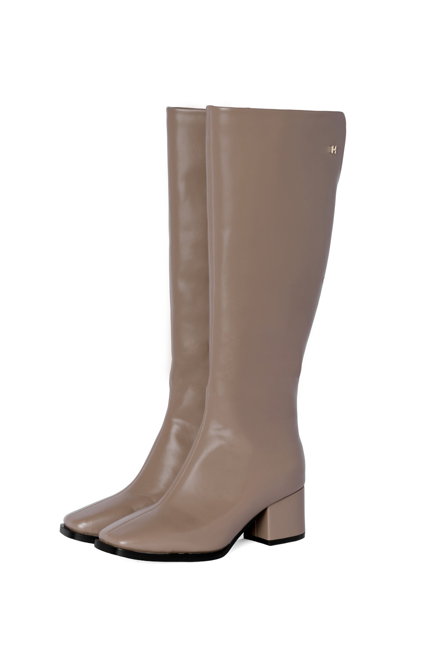 【9月下旬発送】Back Slit Long Boots