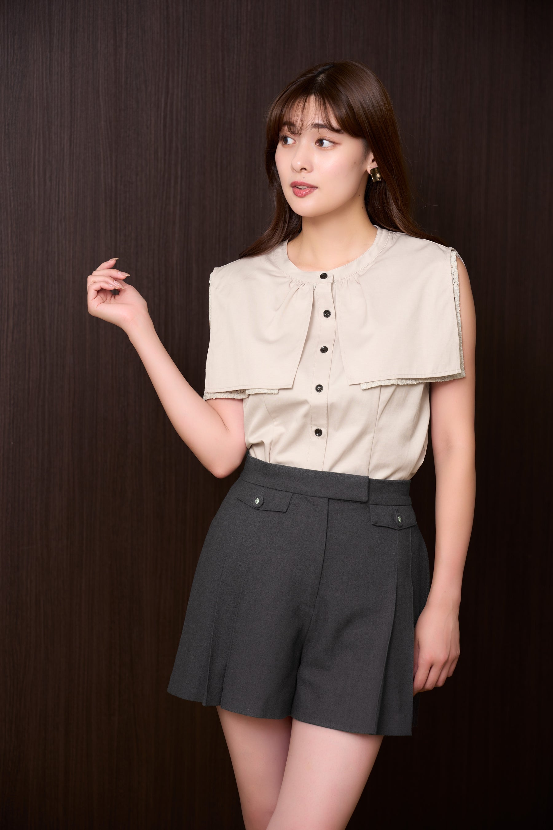 【9月中旬出貨】Double Tuck Front Shorts