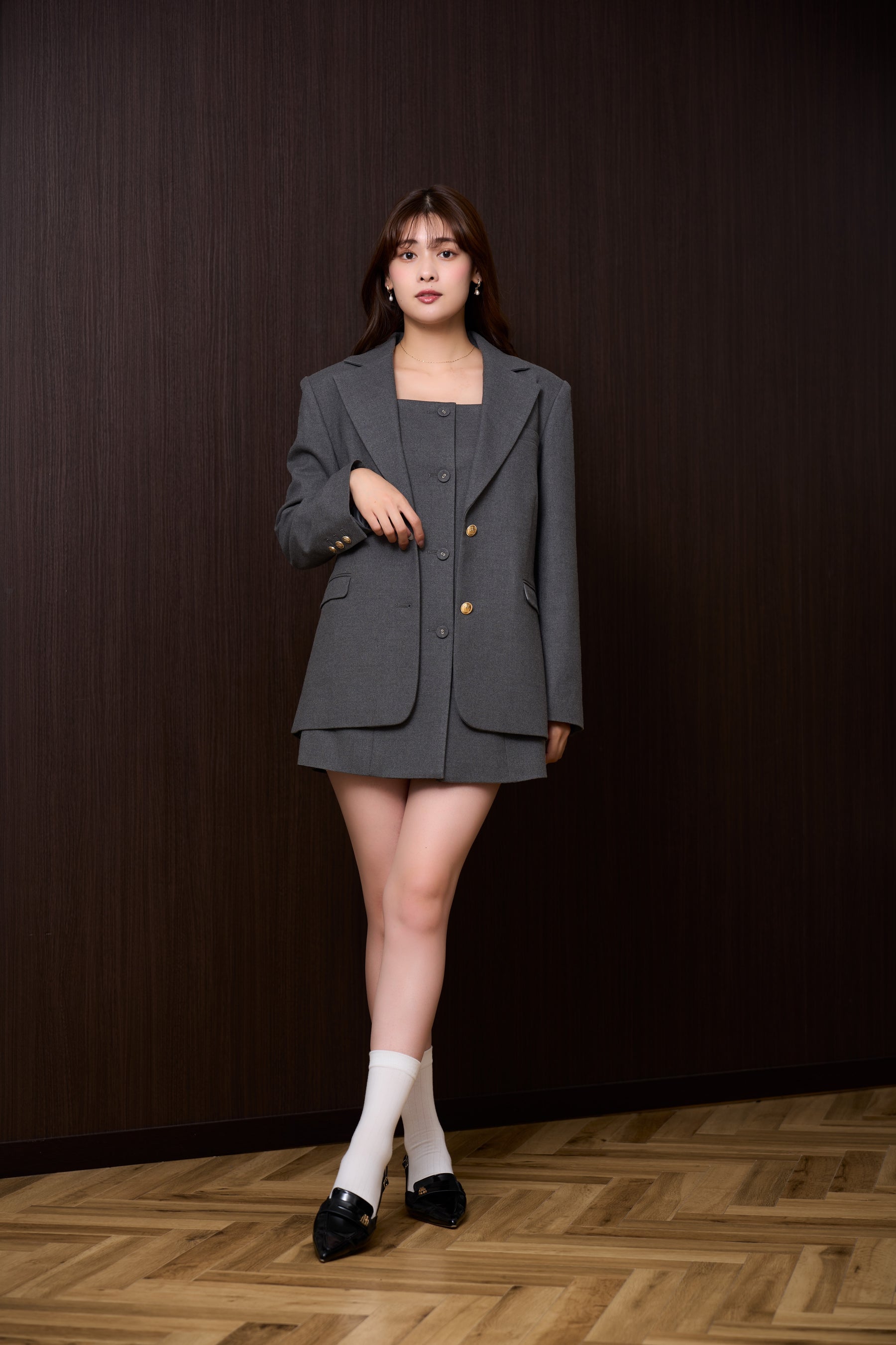 Romy Wool-Blend Romper