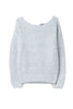 Back-Ribbon Twinkle Knit Top