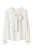 Fluid Bow-Tie Blouse
