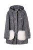 【10月下旬発送】Faux Fur Pocket Hooded Coat