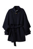 【10月下旬発送】Wool Rever Layered Cape Coat