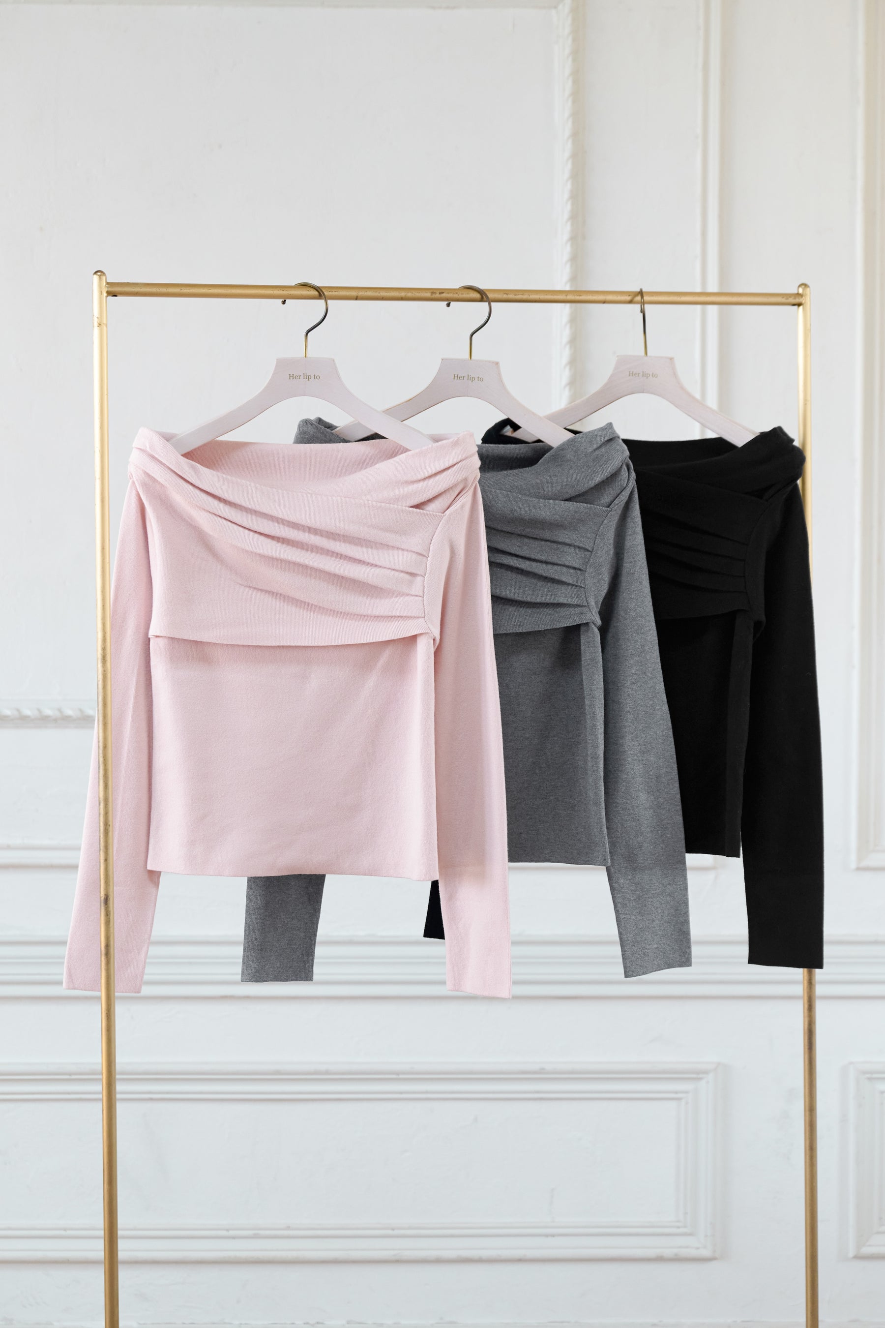 Aveline Gathered Knit Top