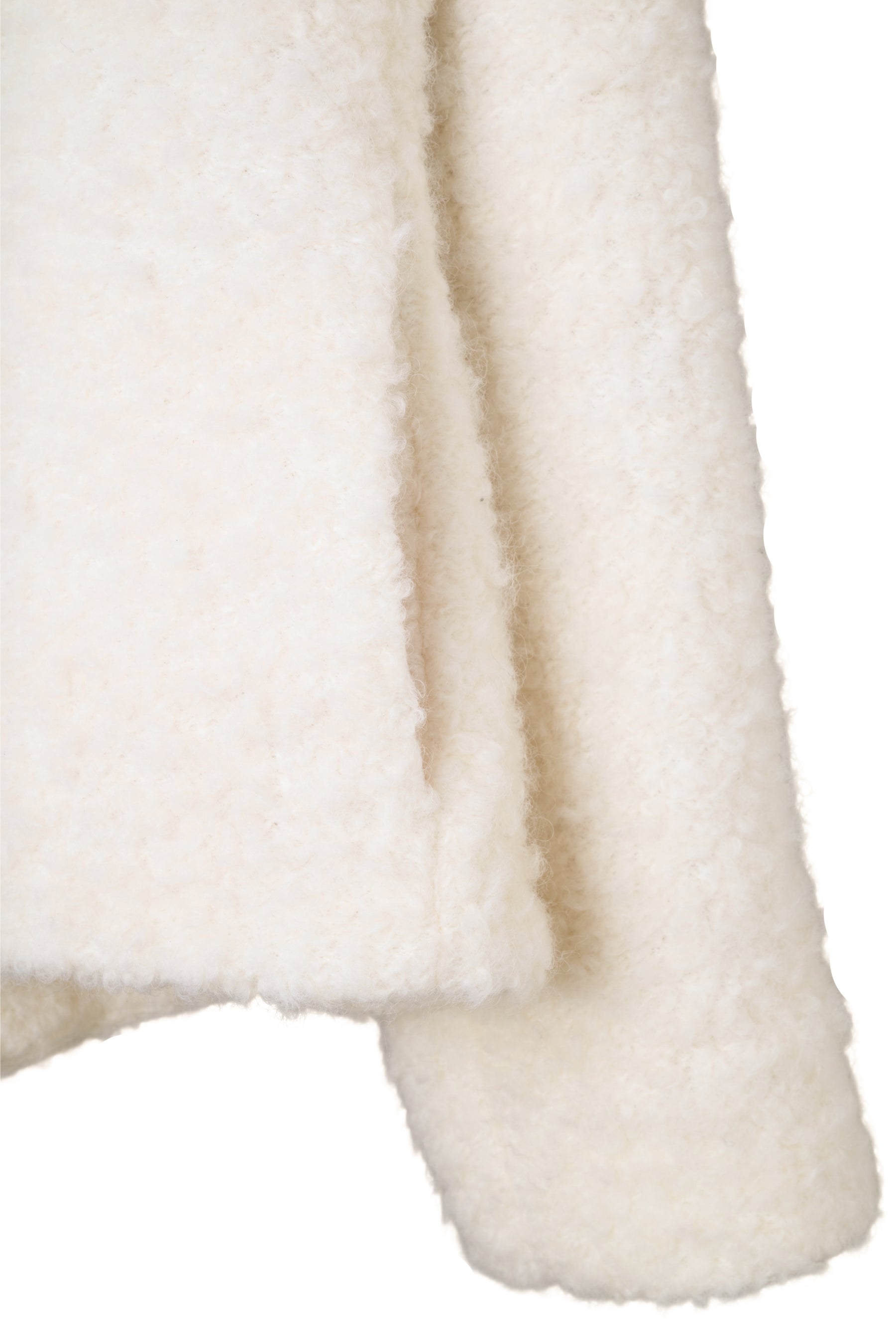 Elise Boucle Peplum Coat