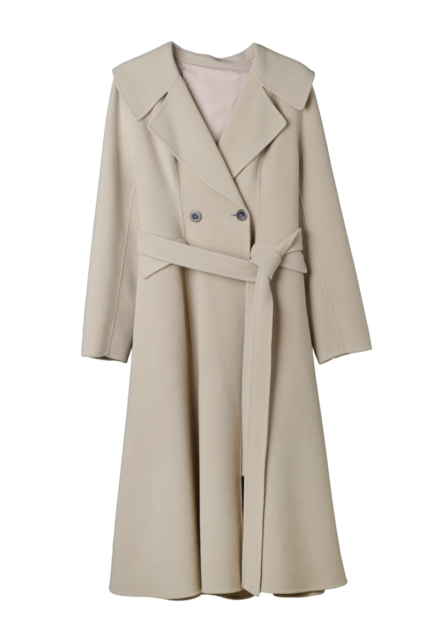 【11月中旬発送】Hamilton Wool Rever Flared Coat