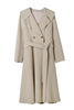 【11月中旬発送】Hamilton Wool Rever Flared Coat