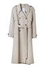 【11月上旬発送】Wool-Blend Rever Trench Coat