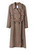 【11月上旬発送】Wool-Blend Rever Trench Coat