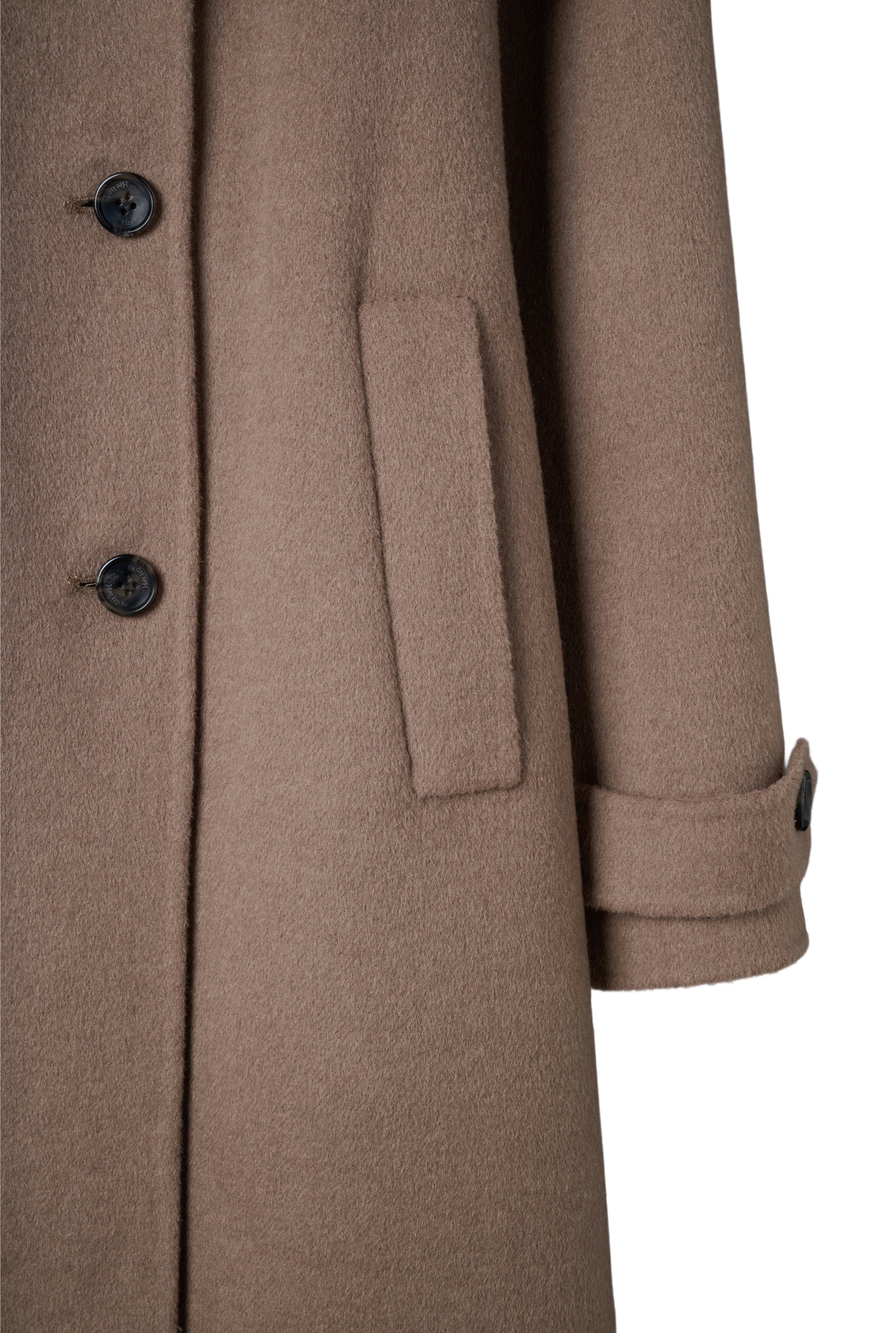 【11月上旬発送】Wool-Blend Rever Trench Coat