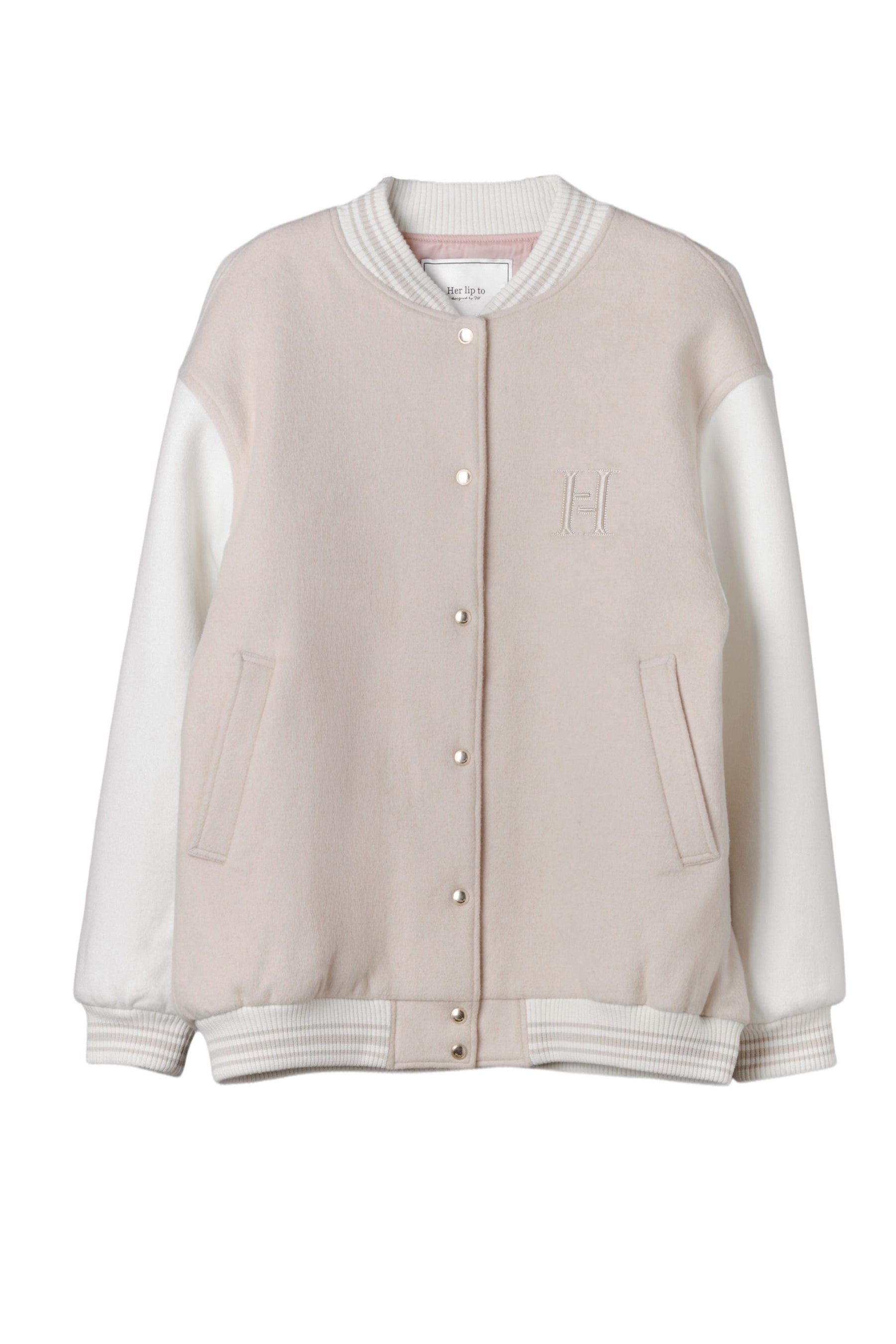 【10月中旬発送】H Logo Varsity Jacket