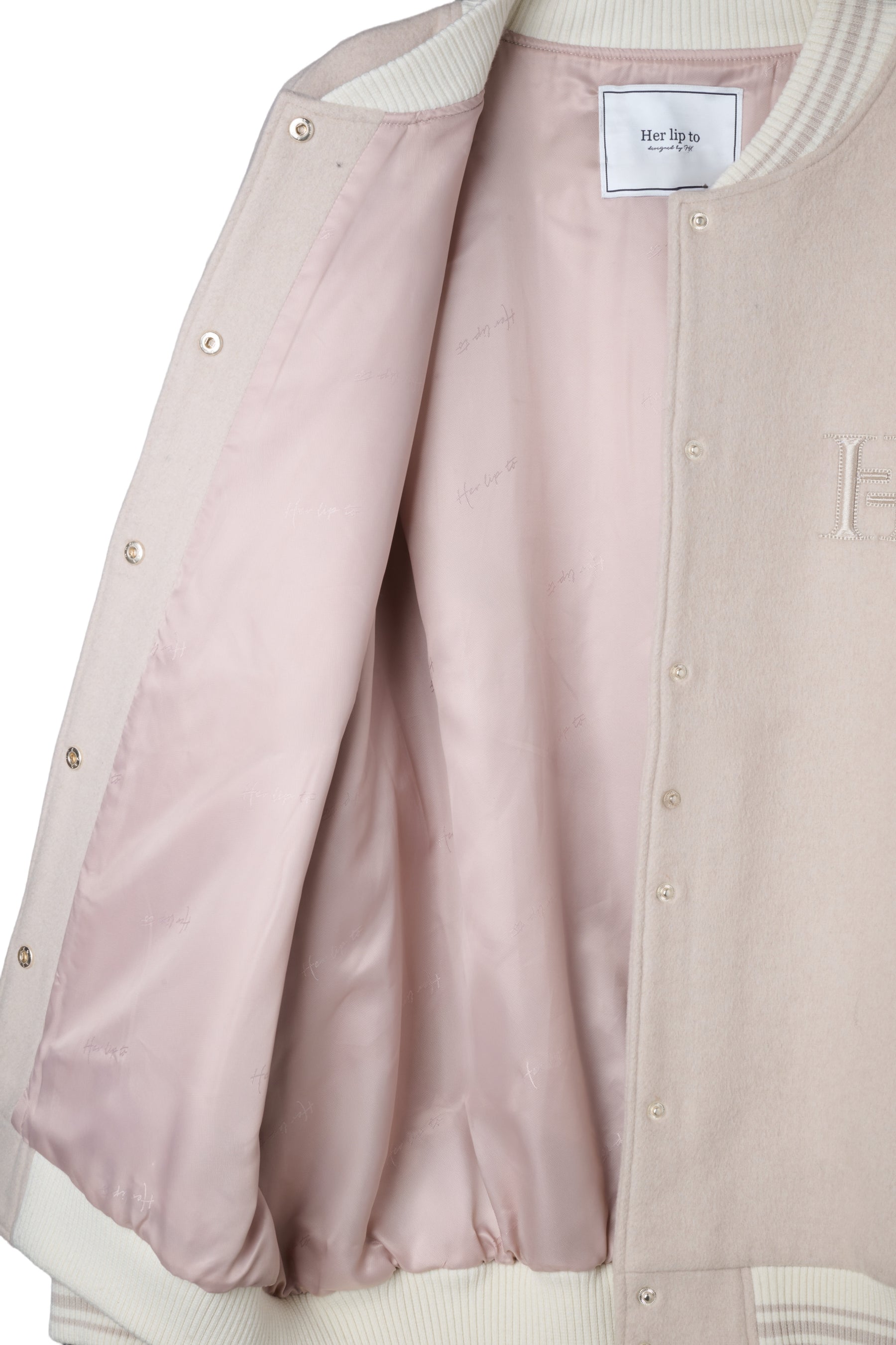 【10月中旬発送】H Logo Varsity Jacket