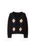 H Logo Argyle Knit Pullover