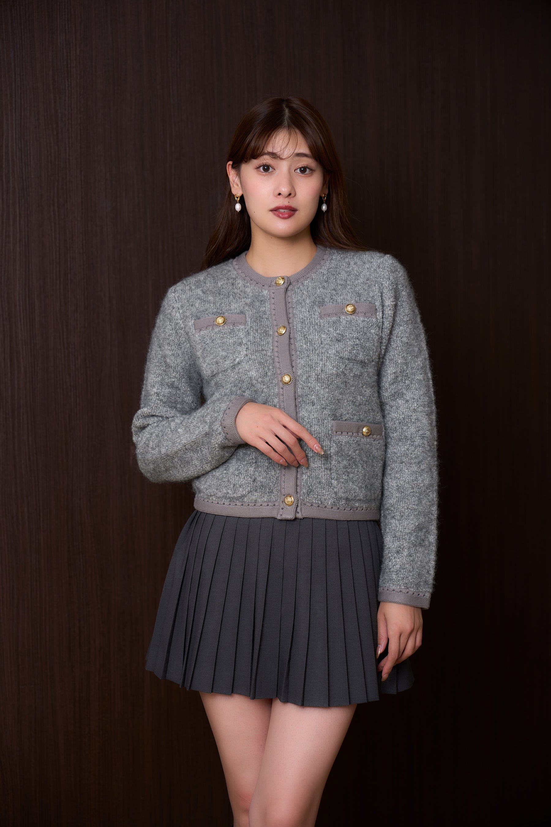 Vienna Pleated Mini Skirt