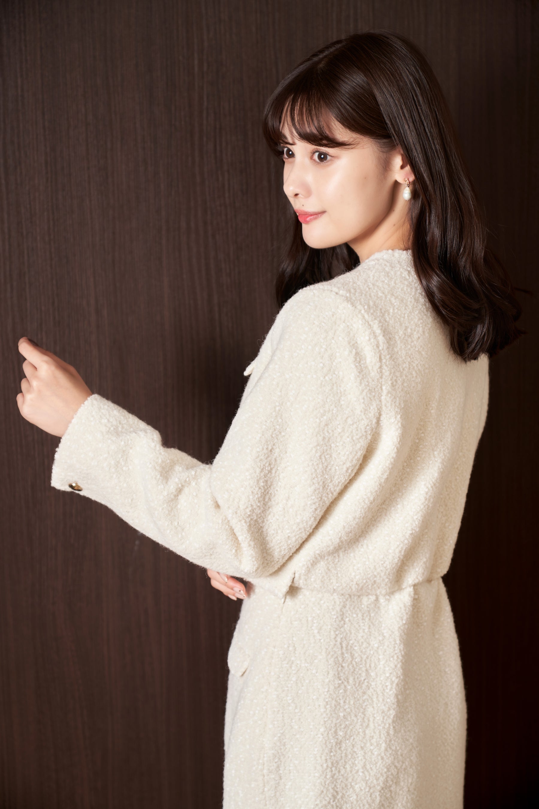 Mix Loop Tweed Dress