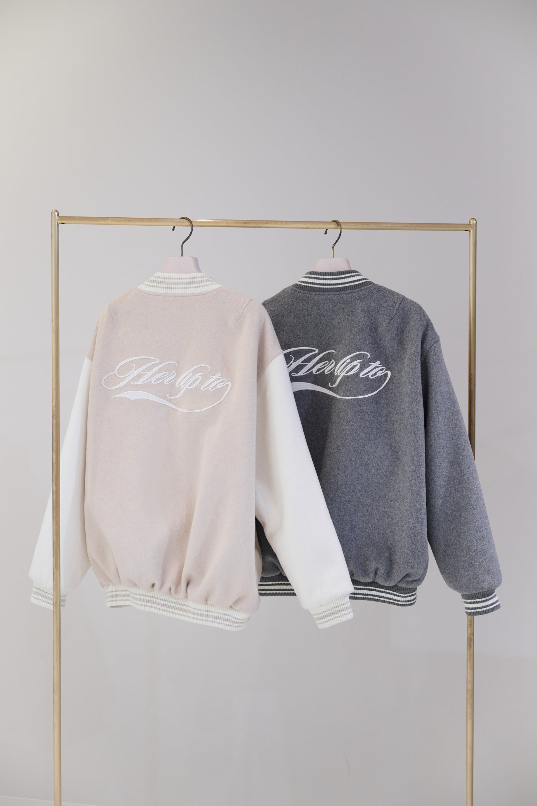 【10月中旬発送】H Logo Varsity Jacket