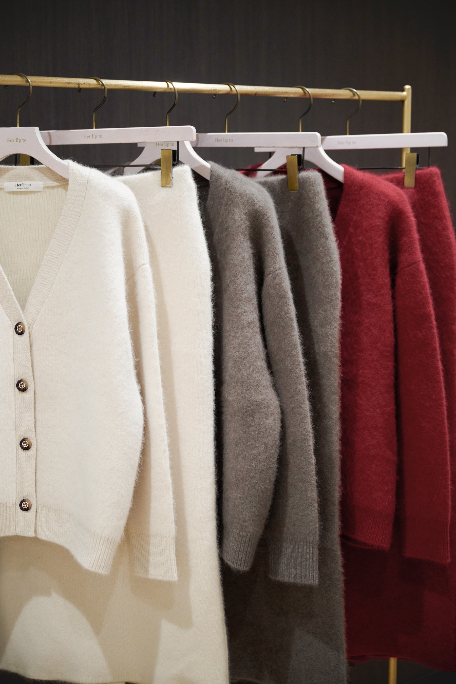 Airy Wool-Blend Cardigan