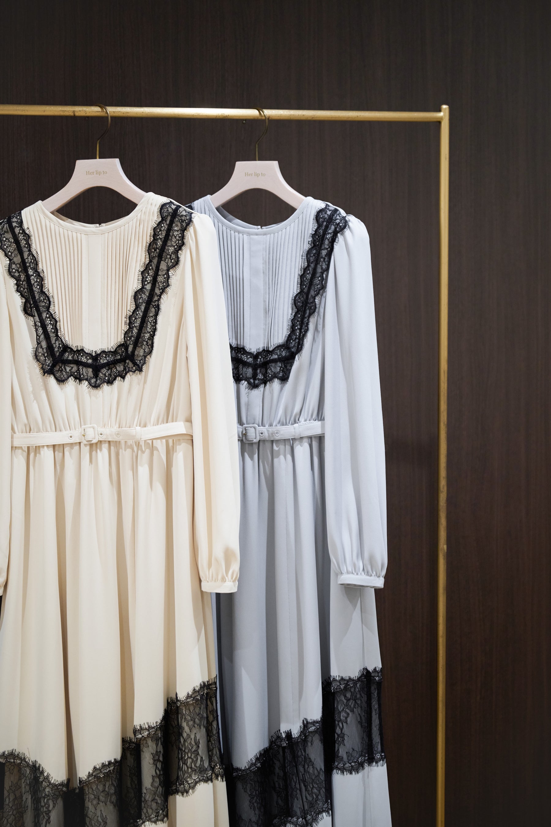 Rosaline Lace Trimmed Dress