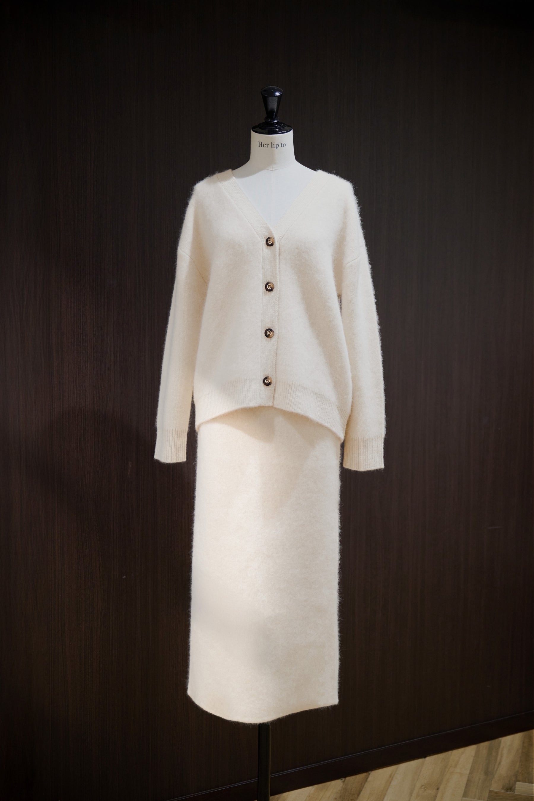 Airy Wool-Blend Skirt