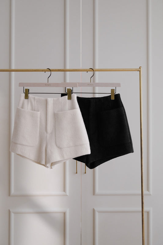Twinkle Wool Boucle Shorts