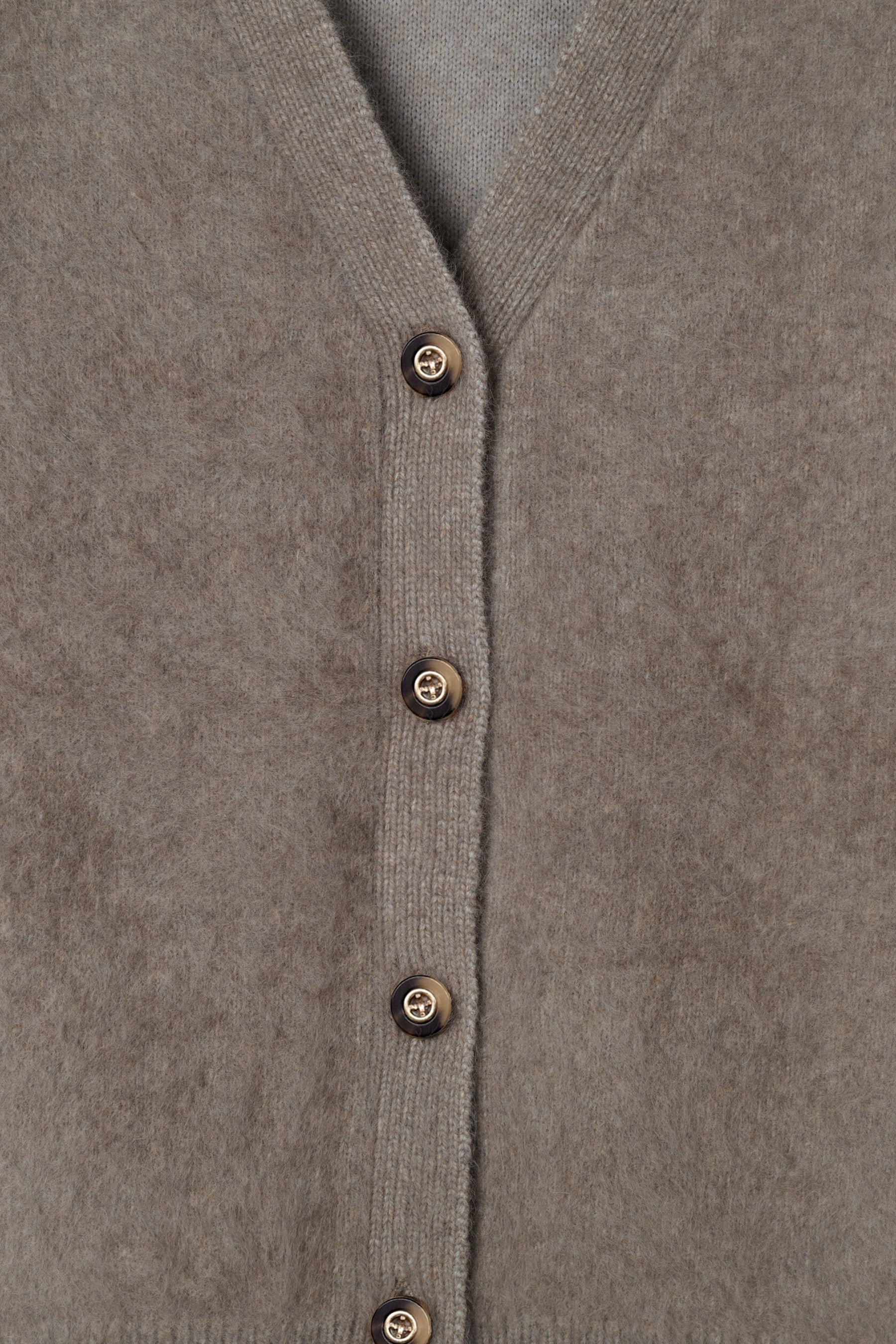 Airy Wool-Blend Cardigan