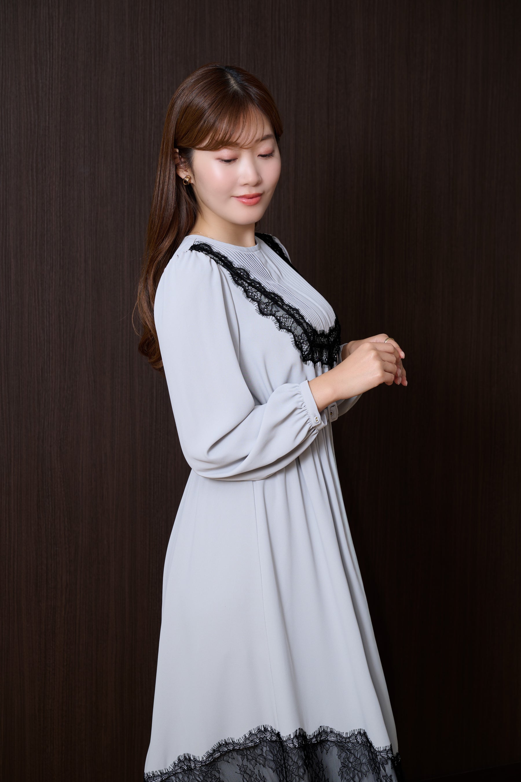 Rosaline Lace Trimmed Dress