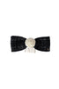Classic Rose Tweed Ribbon Comb