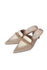 Trois Kitten Heel Mules
