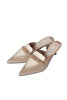 Trois Kitten Heel Mules