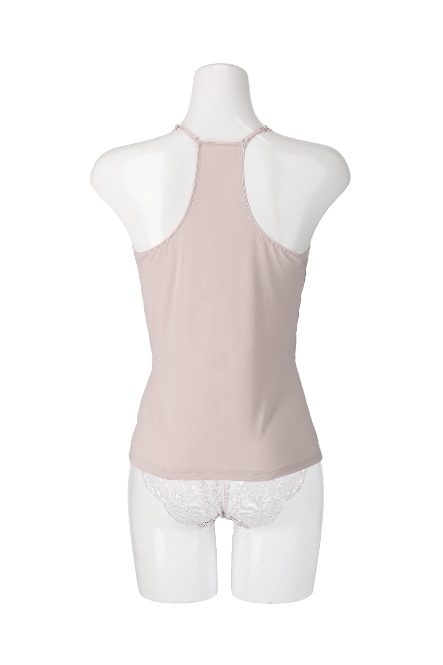 Icy Veil Camisole - nude rose(冷感接触・吸水速乾・UVカットの多機能インナー)back