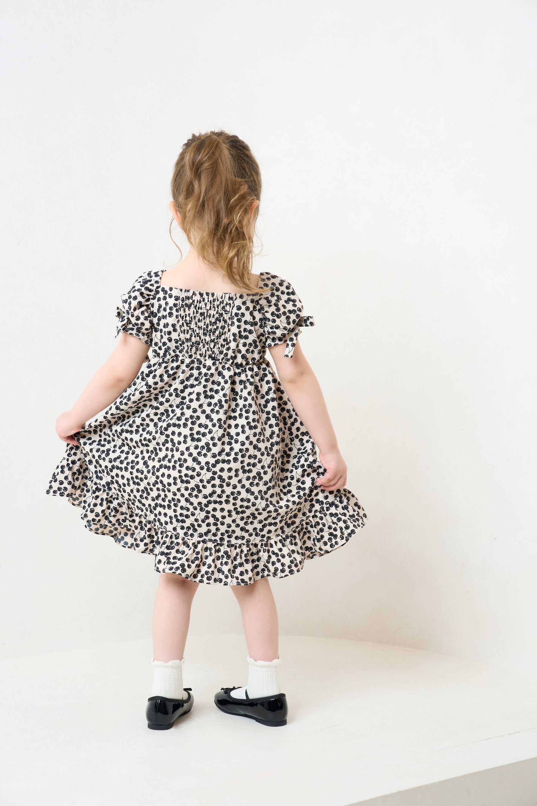 【Kids】Baby Cherry Pattern One-Piece