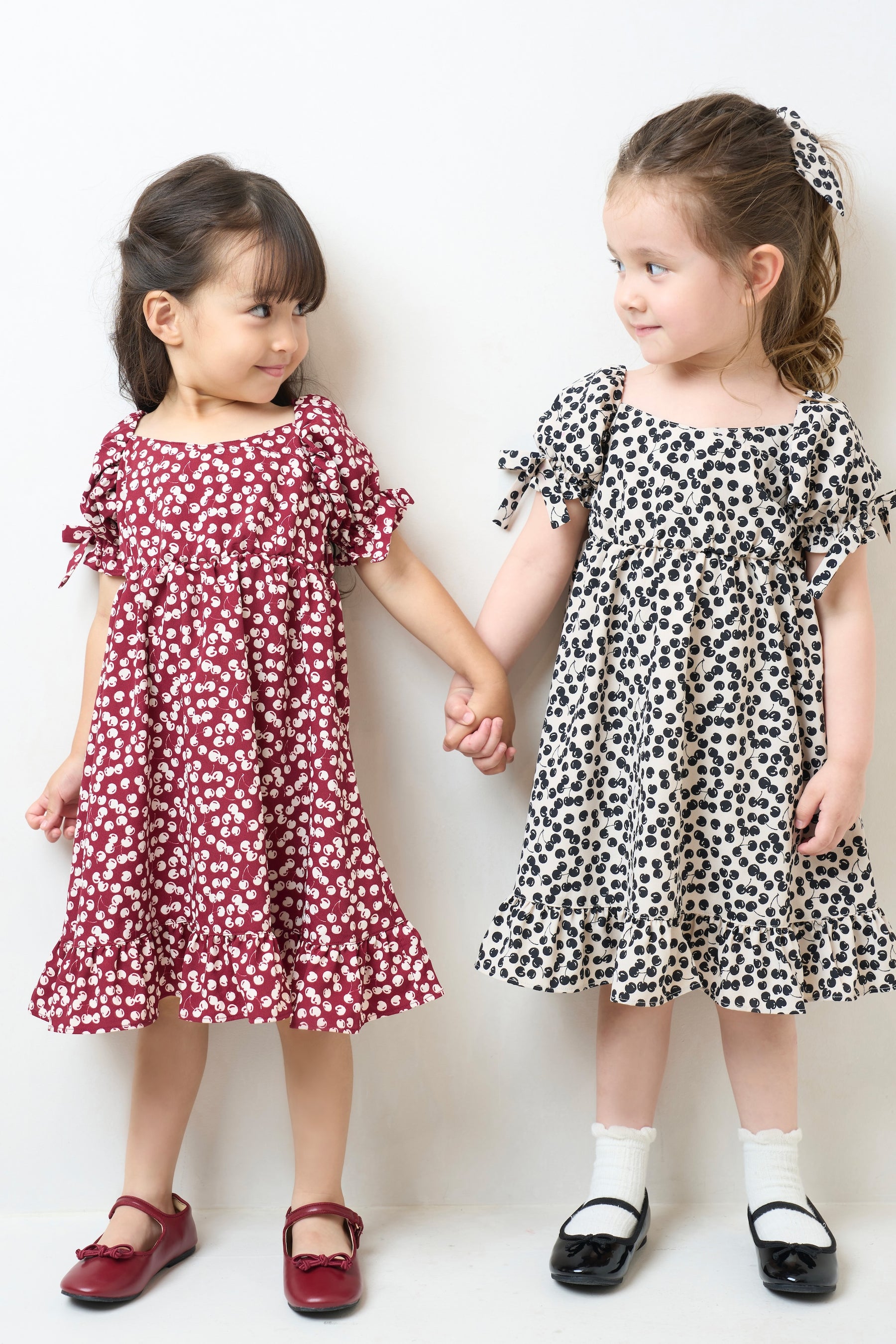 【Kids】Baby Cherry Pattern One-Piece