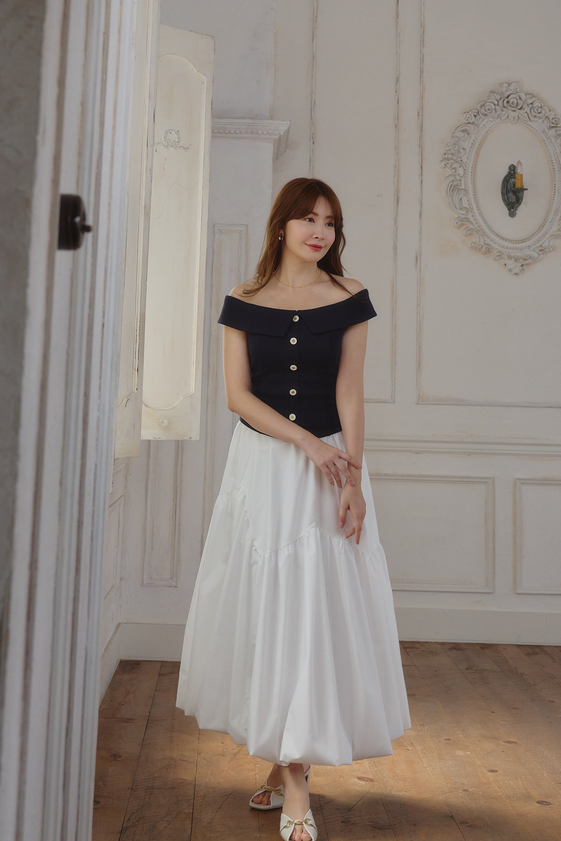Ponte Off-Shoulder Top