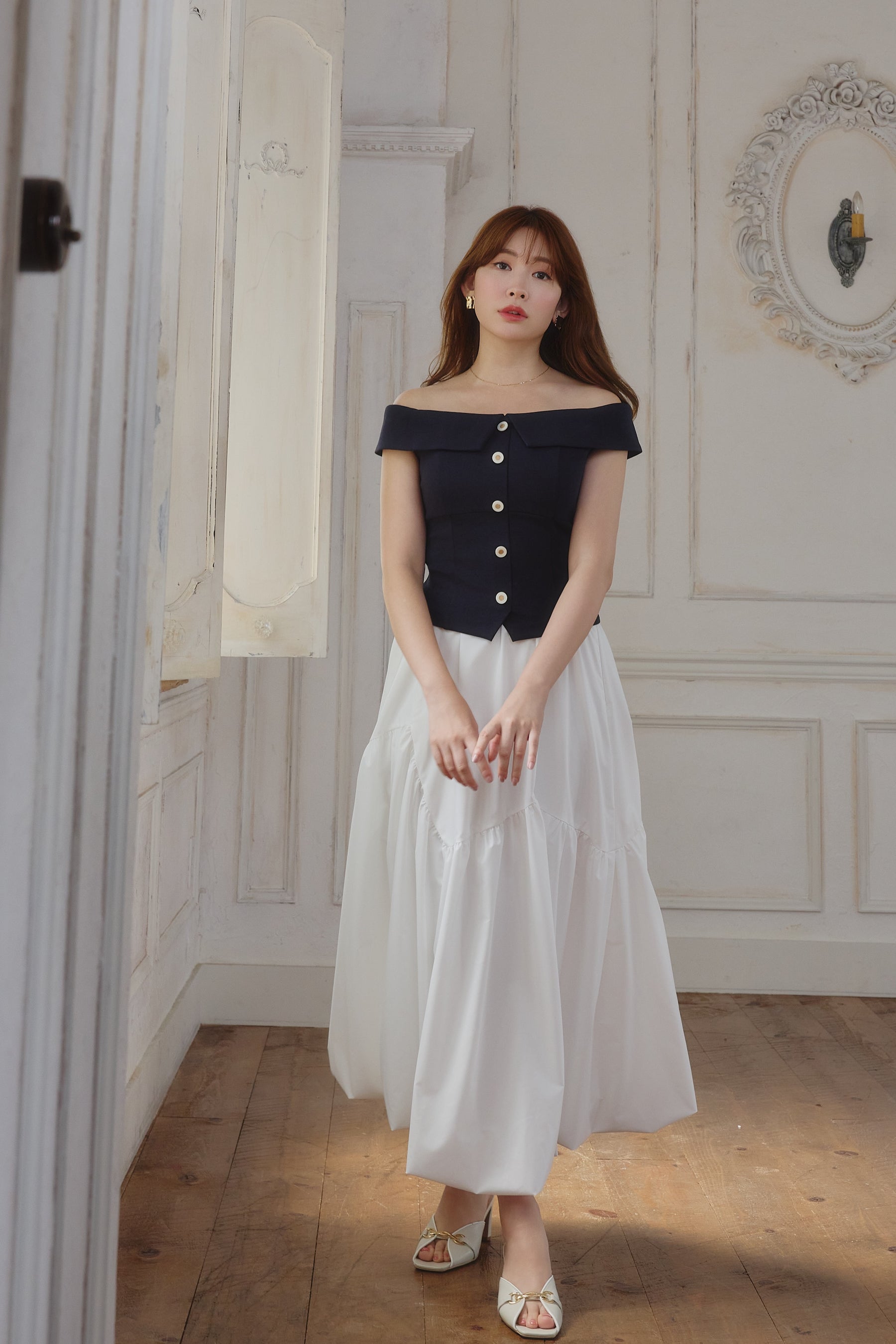 Ponte Off-Shoulder Top
