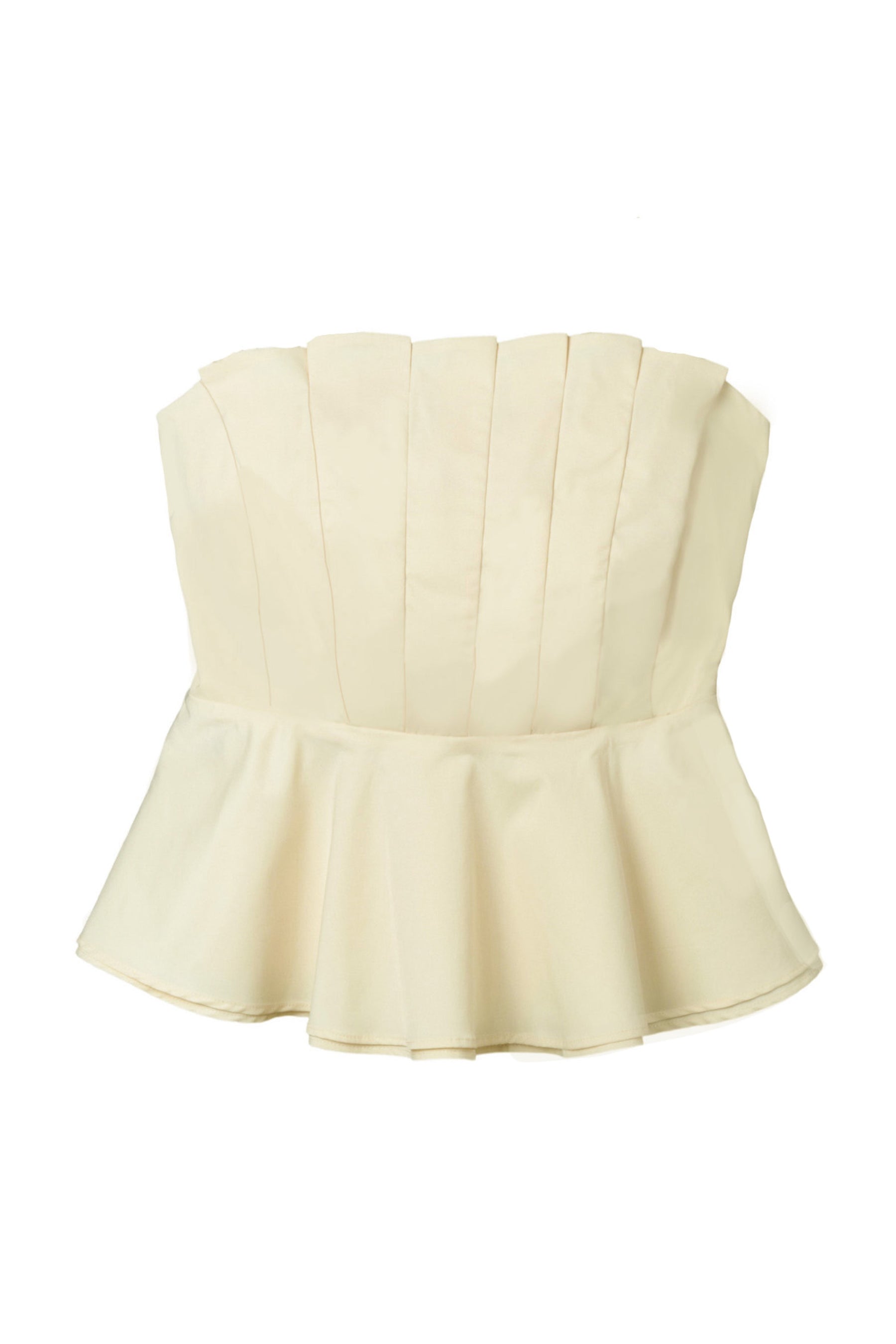 【7月下旬発送】Pearl-Strap Frill Top