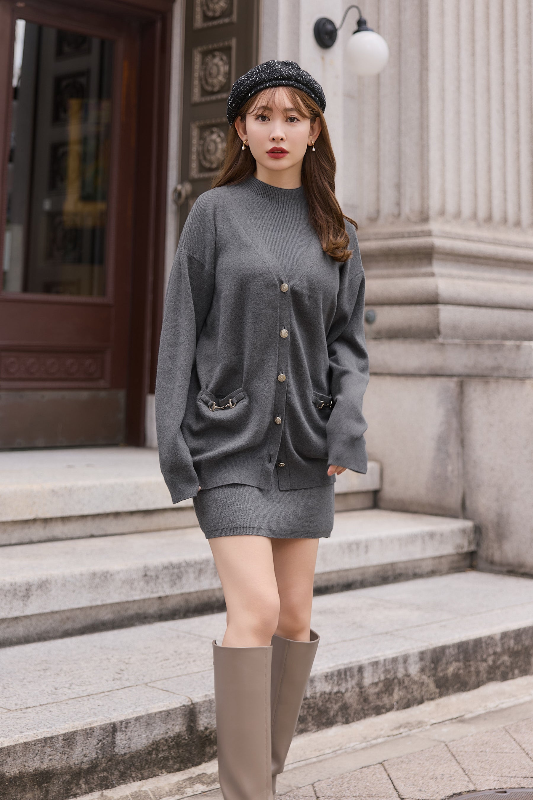 【9月下旬発送】Tweed Beret
