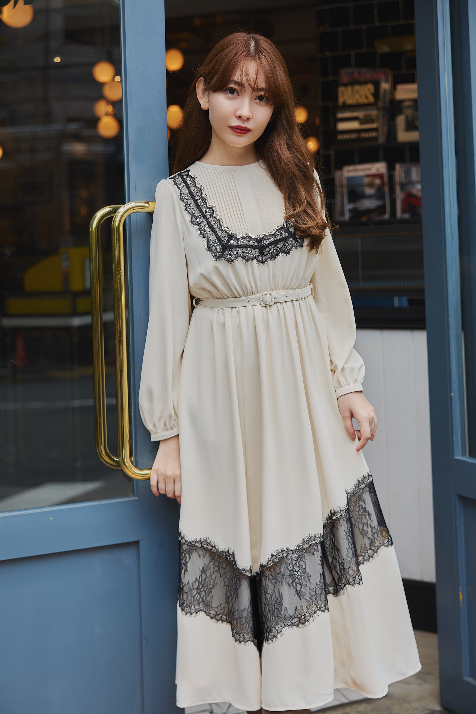 Rosaline Lace Trimmed Dress
