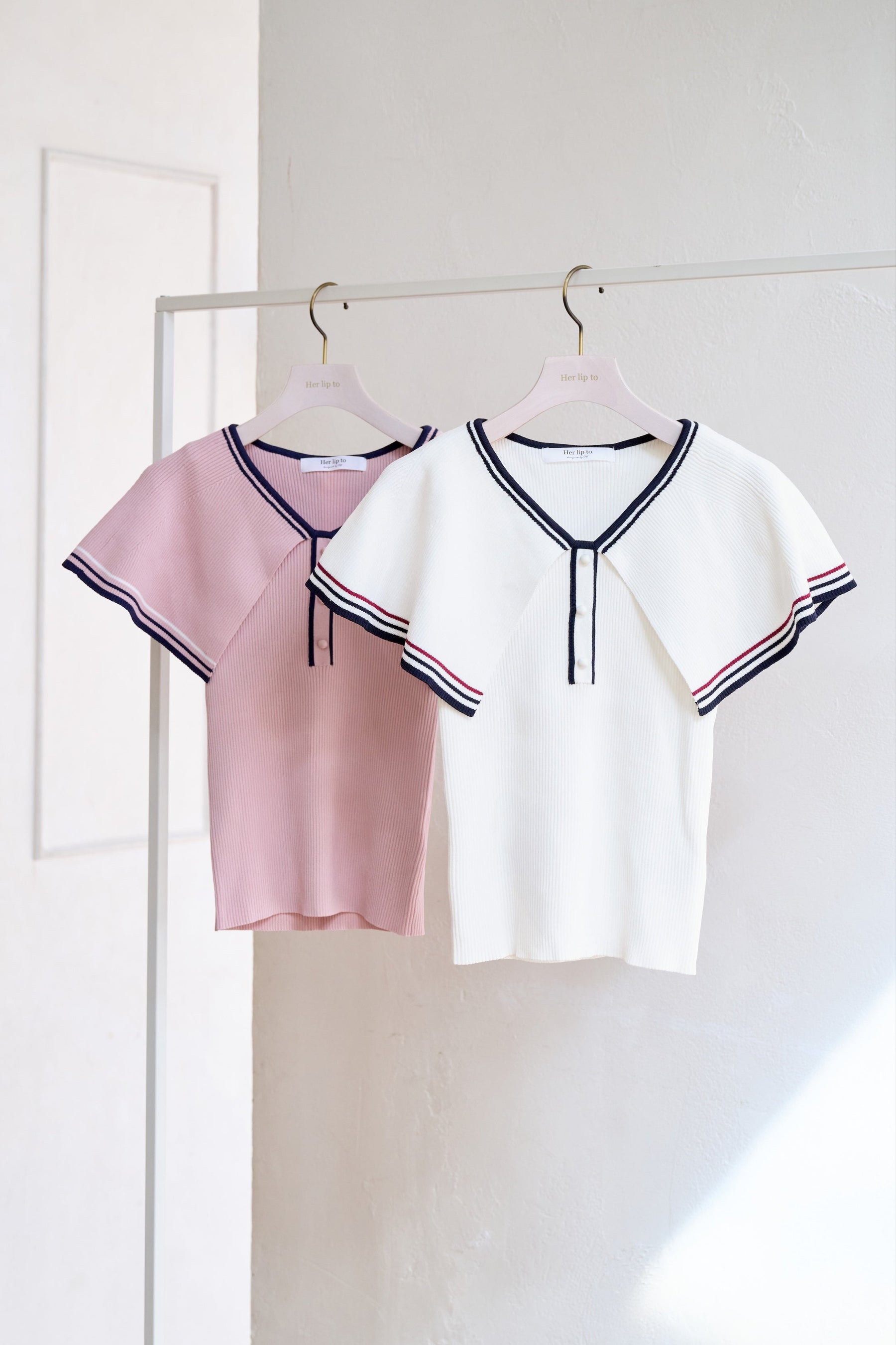 Big Collar Summer Knit Top