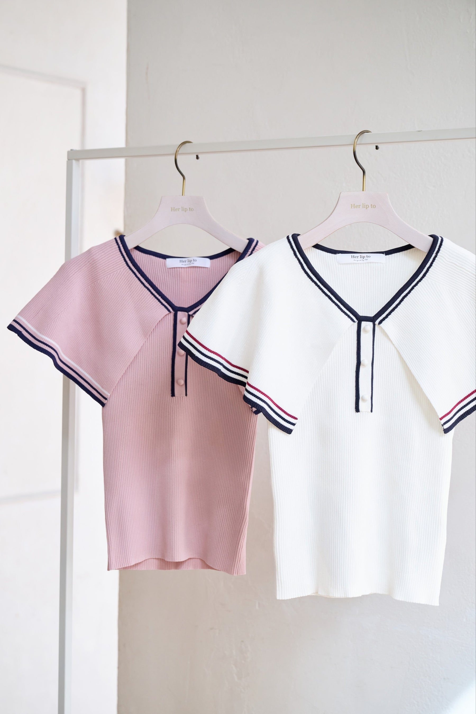 Big Collar Summer Knit Top